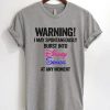 Warning I May Spontaneously Burst Into Disney Songs At Any Moment T-Shirt RE23