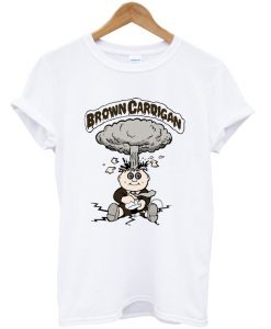 brown cardigan t-shirt ADR