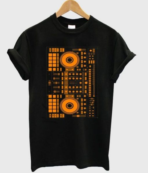 dj orange t-shirt ZX03