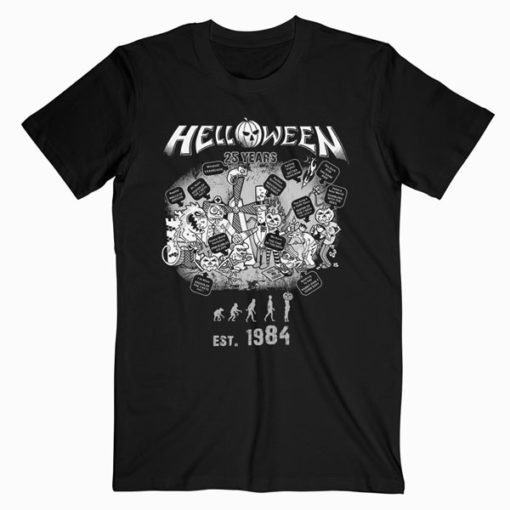 25 Years Helloween Band T-Shirt RE23