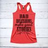BAD DECISIONS TANK TOP ZX06