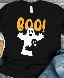 BOO HALLOWIN BLACK TSHIRT ZX06