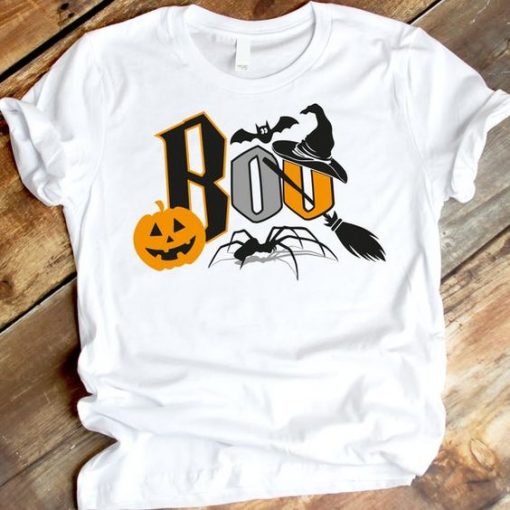 BOO HALLOWIN WHITE TSHIRT ZX06