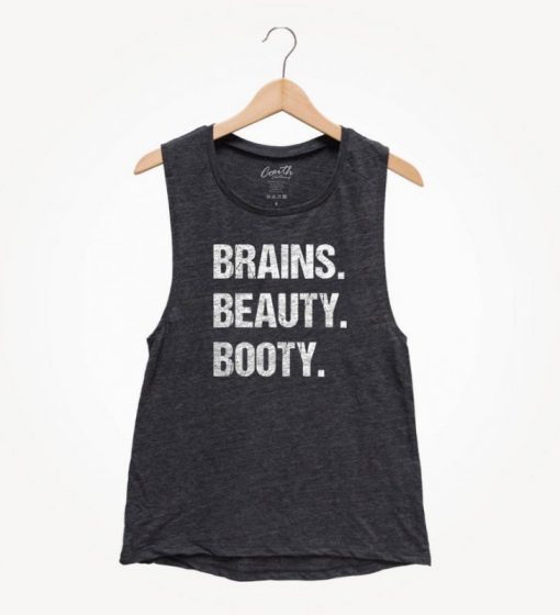 BRAINS BEAUTY BOOTY TANK TOP ZX06