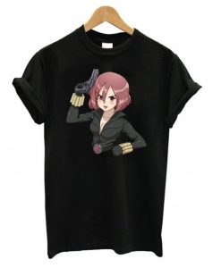 Black Widow Kawaii T shirt ZX06