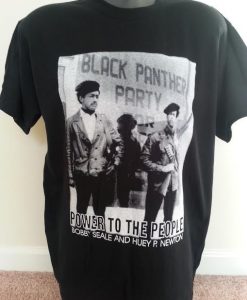 Black panther party T-shirt ZX06