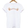 California Poppy White t shirt ZX06