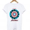 Captain America and Iron Man T shirt ZX06