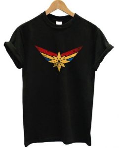 Captain-Marvel-Logo-T-shirt ZX06