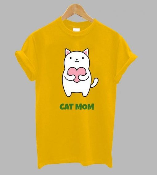 Cat Mom T Shirt ZX06