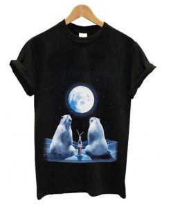 Coca-Cola Full Moon Polar Bears T shirt ZX06