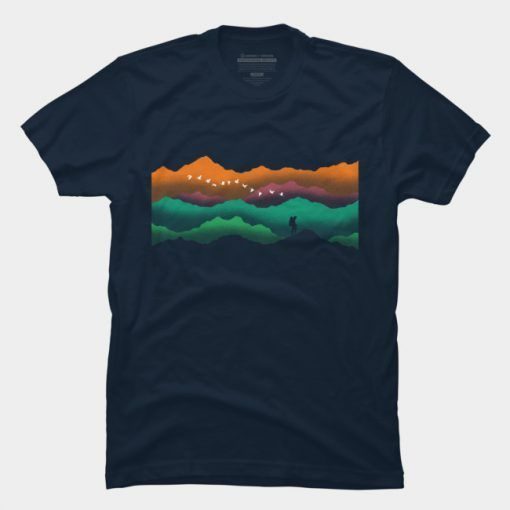 Colorful Mountain T-Shirt ZX06