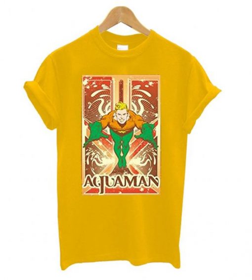 Comics Aquaman T shirt ZX06