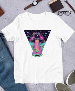 Dinosaur Alien Abduction T-Shirt ZX03