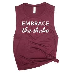 EMBRACE THE SHAKE TANK TOP ZX06
