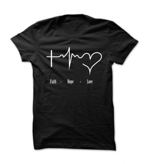 Faith Hope Love t shirt ZX03