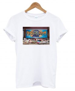 George Floyd Mural Still Can't Breathe T shirt RE23