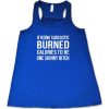 IF BEING SARCASTIC BURNED TANK TOP ZX06