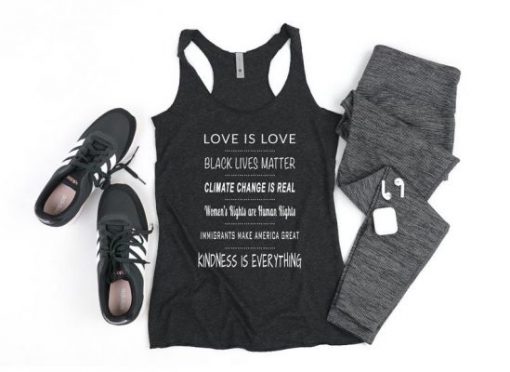 LOVE IS LOVE MATTER TANK TOP ZX06