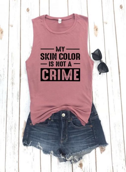 MY SKIN COLOR CRIME TANK TOP ZX06