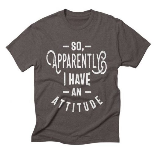 So Apparently I Have An Attitude T-shirt RE23