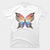 butterfly art T-Shirt ZX06