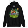 ANIMALS RIDING BICYCLE HOODIE RE23