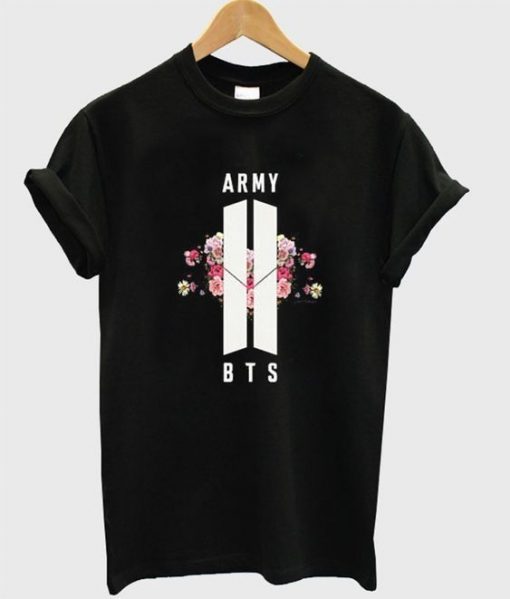 BTS ARMY FLORAL T-SHIRT G07