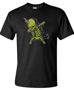 DABBING SKELETON UNICORN T-SHIRT G07