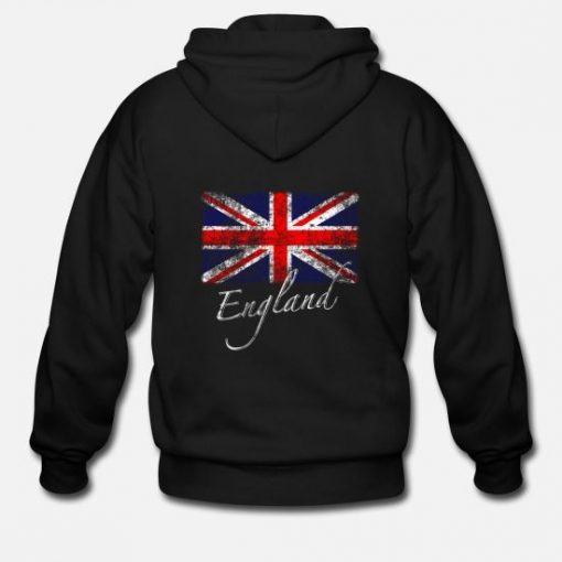 ENGLAND VINTAGE FLAG HOODIE G07