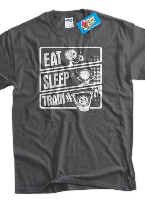 Eat Sleep Train T-shirt RE23