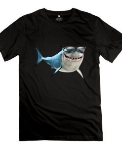 Funny Finding Nemo Bruce Sunglasses T-shirt RE23