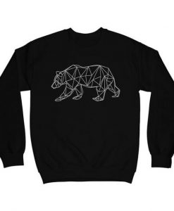 GEOMETRIC BEAR SWEATSHIRT G07