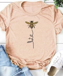 Hillbilly Bee Kind Aesthetics Graphic Short Sleeve T-shirt RE23