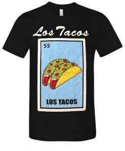 Los Tacos Loteria Mexican Bingo T-Shirt RE23