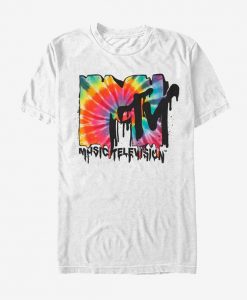 MTV Melted Tie-Dye Logo T-Shirt RE23