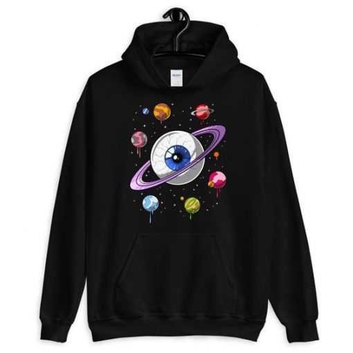 PSYCHEDELIC SPACE HOODIE RE23