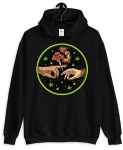 PSYCHEDELIC WEED JOINT HOODIE RE23