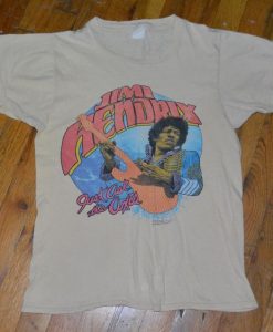 RaRe 1982 JIMI HENDRIX vintage rock band  t-shirt RE23