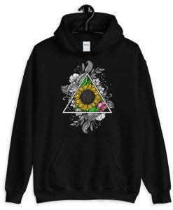 SUNFLOWER FLOWER OF LIFE HOODIE RE23