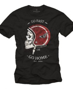 Vintage Motorcycle Helmet Tee Shirt RE23