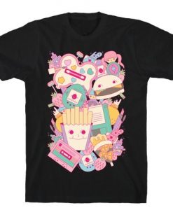 90S TOYS CANDY AND MAKEUP T-SHIRT DN23