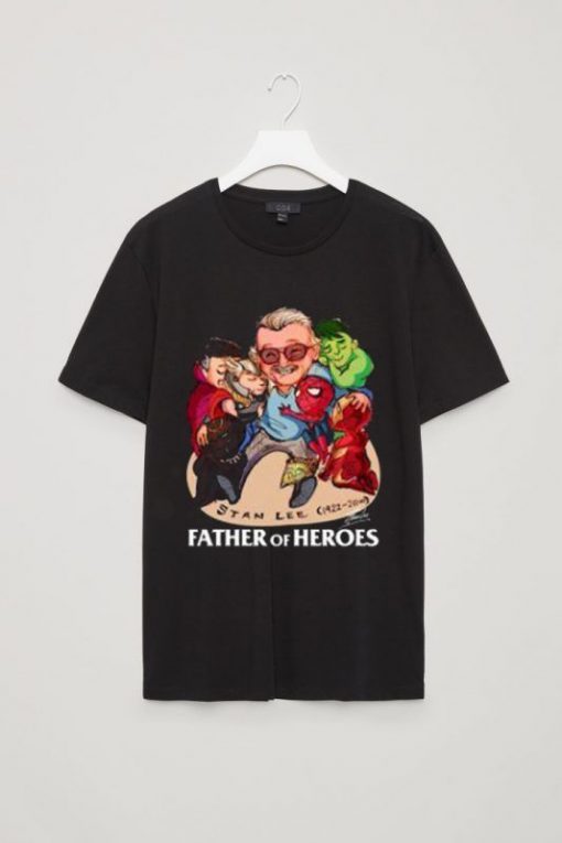 A FATHER OF HEROES T-SHIRT DN23
