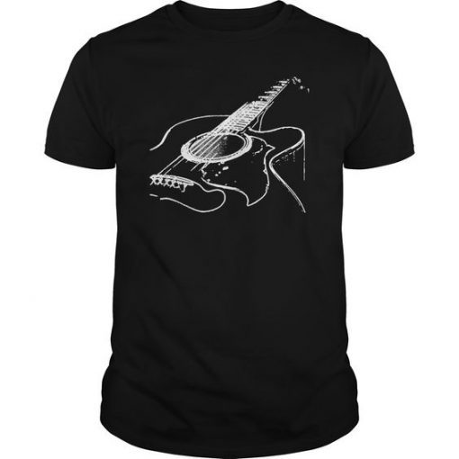 ACOUSTIC GUITAR T-SHIRT DN23