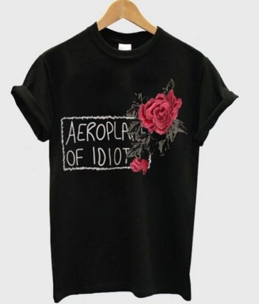 AEROPLANE OF IDIOT T-SHIRT DN23