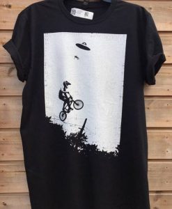 ALIEN ABDUCTION BMX BLACK T-SHIRT DN23