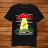 ALIEN ABUCTION MAGIC MUSHROOM T-SHIRT RE23