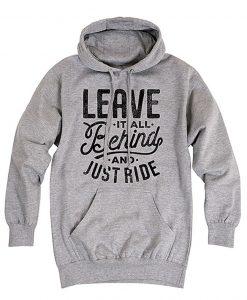 ATHLETIC HEATHER LEAVE IT ALL BEHIND & RIDE PULLOVER HOODIE DN23