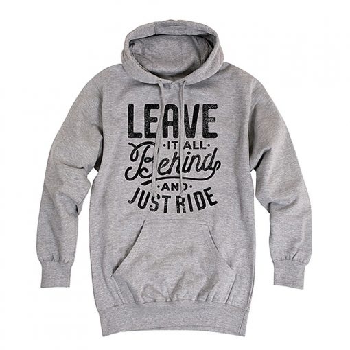 ATHLETIC HEATHER LEAVE IT ALL BEHIND & RIDE PULLOVER HOODIE DN23