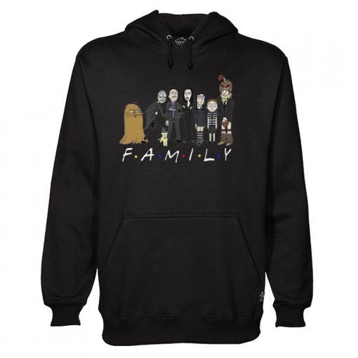 AWESOME HARRY POTTER RICK AND MORTY FAMILY FRIENDS HOODIE DN23